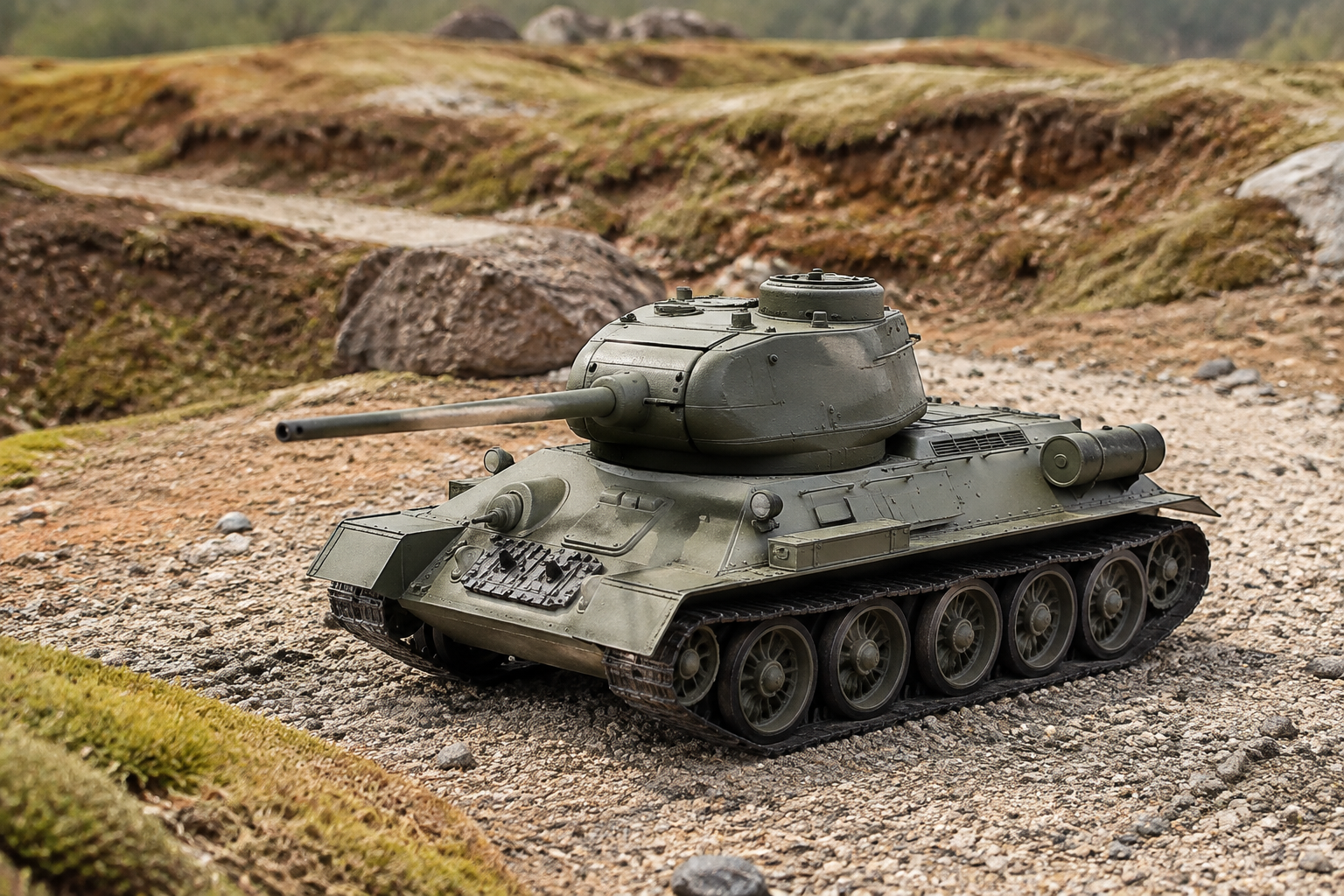 RC Military model illustration
